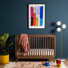 Soho 3-in-1 Convertible Crib - baby crib walnut