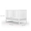 Austin 3-in-1 Convertible Crib - cribs - white