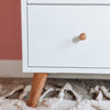 Austin 5-Drawer Nursery Dresser - dresser - white + natural