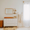 Austin 5 - Drawer Nursery Dresser - dresser - white + natural