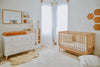 Austin 5 - Drawer Nursery Dresser - dresser - white + red oak