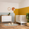 Austin 5-Drawer Nursery Dresser - dresser - white + red oak