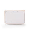 Central Park 3-drawer, Two Shelf Nursery Dresser - dresser - white + red oak
