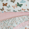 Cotton Muslin Toddler Bedding 3 Piece Set - Butterflies - Bedding Set - Butterflies