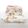 Cotton Muslin Toddler Bedding 3 Piece Set - Watercolor Roses Grande - Bedding Set - Watercolor Roses Grande