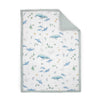 Cotton Muslin Toddler Bedding 3 Piece Set - Whales - Bedding Set - Whales