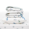 Cotton Muslin Toddler Bedding 3 Piece Set - Whales - Bedding Set - Whales