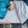Cotton Muslin Toddler Comforter - Blast Off - Toddler Comforter - Blast Off