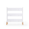 Muse Bookshelf - toddler bed - white + natural