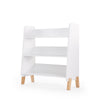 Muse Bookshelf - toddler bed - white + natural