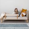 Muse Toddler Bed - toddler bed - Almond Milk + Natural