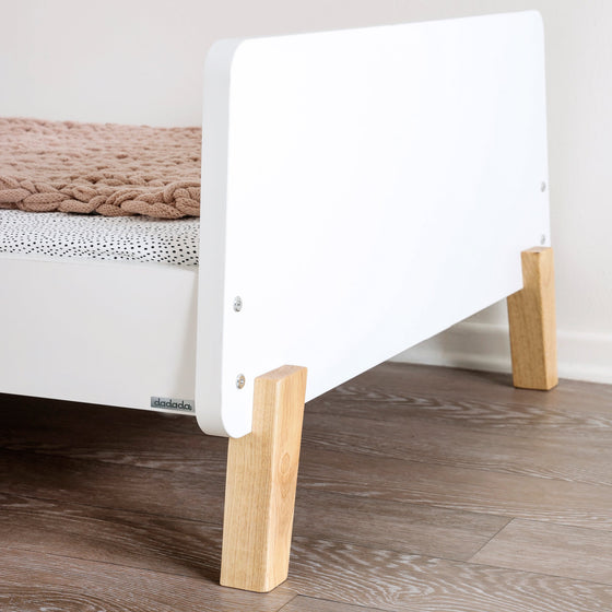 Muse Toddler Bed - toddler bed - white + natural