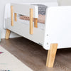 Muse Toddler Bed - toddler bed - white + natural