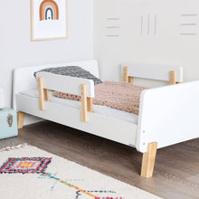  Muse Toddler Bed - toddler bed - white + natural