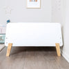 Muse Toddler Bed - toddler bed - white + natural