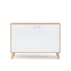 NEW! Austin 3-Drawer Dresser - dresser - white + red oak