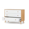 NEW! Austin 3-Drawer Dresser - dresser - white + red oak