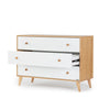 NEW! Austin 3-Drawer Dresser - dresser - white + red oak