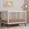 Soho 3 - in - 1 Convertible Crib - cribs - Almond Milk/Walnut