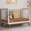 Soho 3 - in - 1 Convertible Crib - cribs - Almond Milk/Walnut