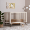 Soho 3 - in - 1 Convertible Crib - cribs - Almond Milk/Walnut