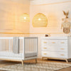 Soho 3 - in - 1 Convertible Crib - cribs - black + natural