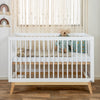 Soho 3 - in - 1 Convertible Crib - cribs - White + Natural