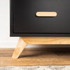 Soho 5-Drawer Nursery Dresser - dresser - black + natural