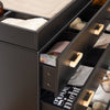 Soho 5-Drawer Nursery Dresser - dresser - black + natural