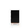 Soho 5-Drawer Nursery Dresser - dresser - black + natural