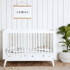 Soho 3-in-1 Convertible Crib - baby crib white
