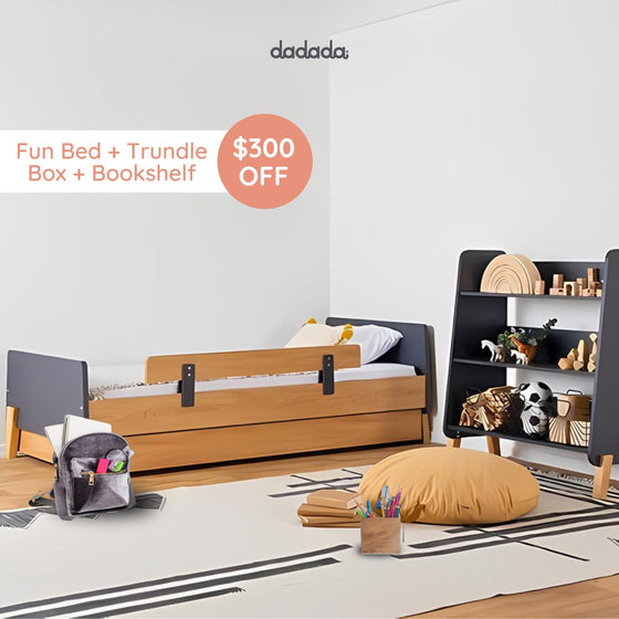 $300 off Fun Bed + Bookshelf Bundle - Bundle - 