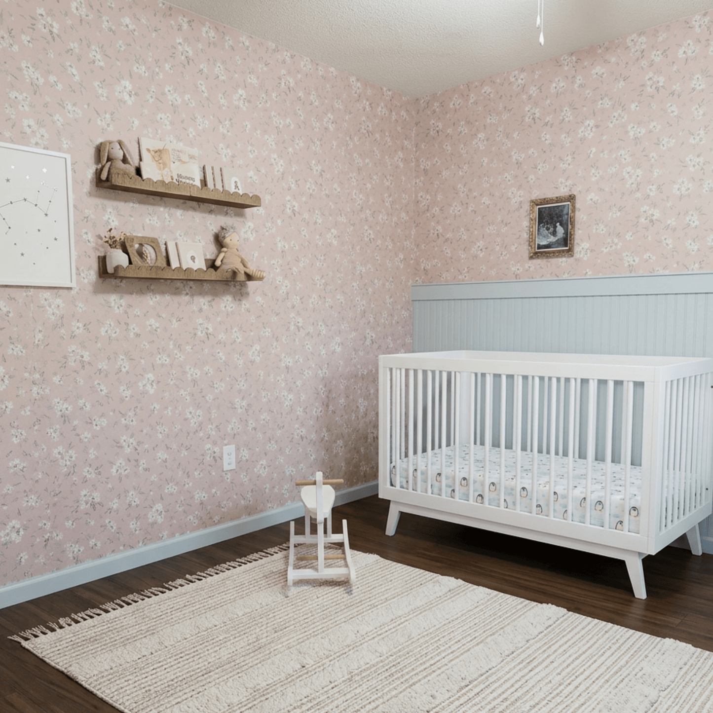 Alina Wallpaper by Melissa Johnson Design - Pink