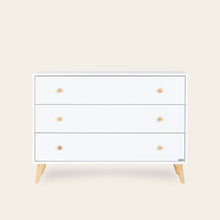  Austin 3 - Drawer Dresser - dresser - white + natural