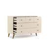 Austin 5 - Drawer Nursery Dresser - dresser - almond milk + walnut