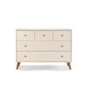 Austin 5 - Drawer Nursery Dresser - dresser - almond milk + walnut