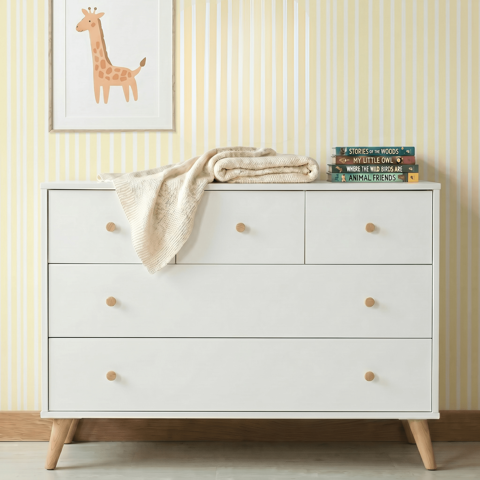 Austin 5 Drawer Nursery Dresser