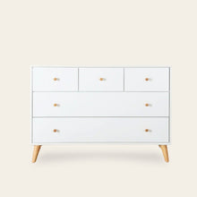  Austin 5 - Drawer Nursery Dresser - dresser - white + natural