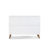 Austin 5 - Drawer Nursery Dresser - dresser - white + walnut