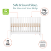 Baby Mini Harmony Set - Bundle - Soho 3 - in - 1 Convertible Crib / White - Austin 3 - Drawer Dresser / white + natural