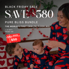 Black Friday Exclusive | Pure Bliss Bundle - Bundle - Bliss 4 - in - 1 Convertible Crib / natural - Bliss 6 - Drawer Nursery Dresser / White + Natural - dadada gift card / $50.00