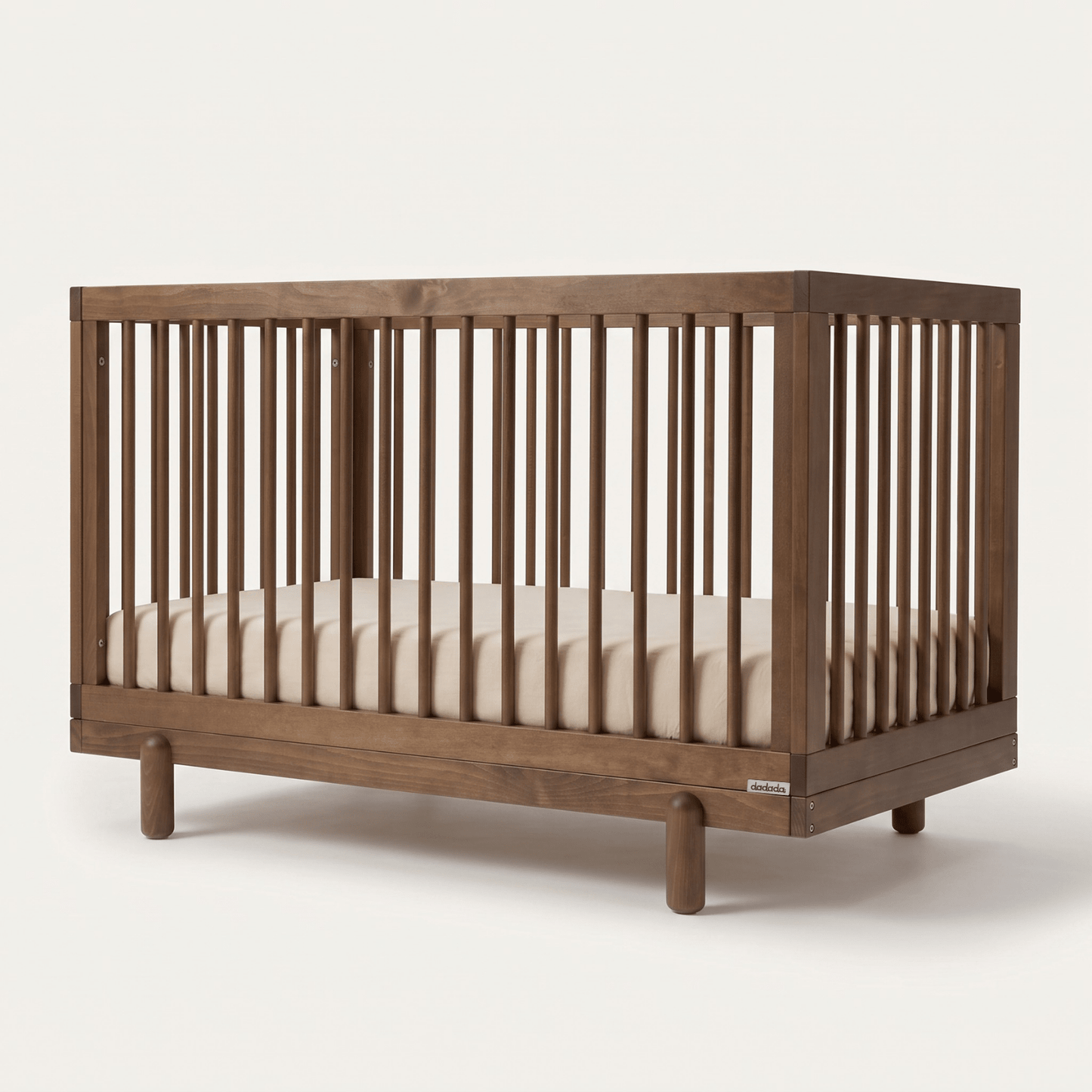 Bliss 4-in-1 Convertible Crib - cribs - walnut
