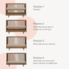 Bliss 4 - in - 1 Convertible Crib - cribs - walnut