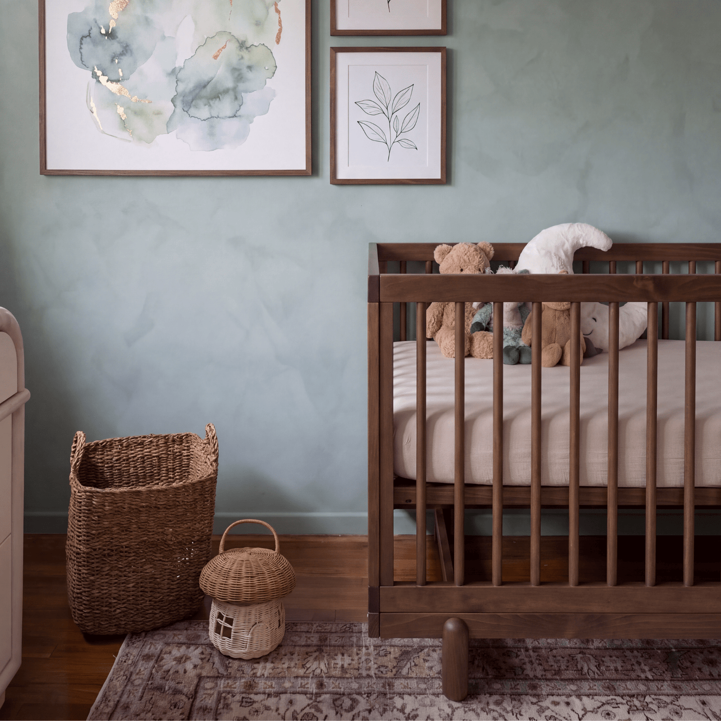 Bliss 4-in-1 Convertible Crib - cribs - walnut
