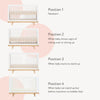 Bliss 4 - in - 1 Convertible Crib - cribs - white + natural