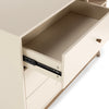 Central Park 3 - Drawer, Two Shelf Nursery Dresser - dresser - almond milk + walnut