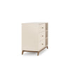 Central Park 3 - Drawer, Two Shelf Nursery Dresser - dresser - almond milk + walnut