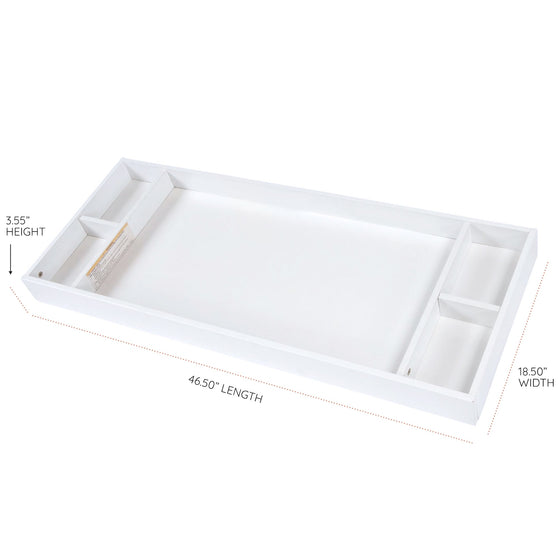 Changing Tray for Soho, Bliss, Merry & Chicago Dressers - dresser - White