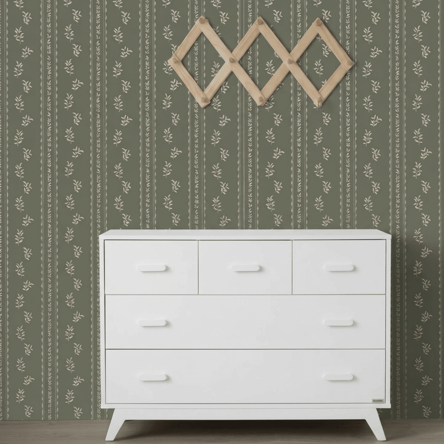Colleen Wallpaper by Gabriela Dachin - Moss