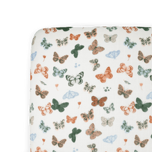  Cotton Muslin Crib Sheet - Butterflies - Crib Sheet - Butterflies